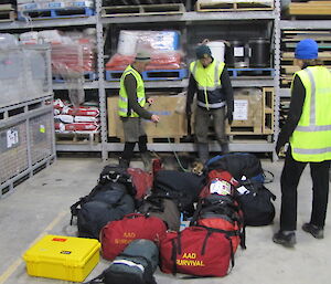 All cargo inspected by the Macca’s quarantine team and Tamar the rodent dog