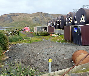 Fuel farm work site