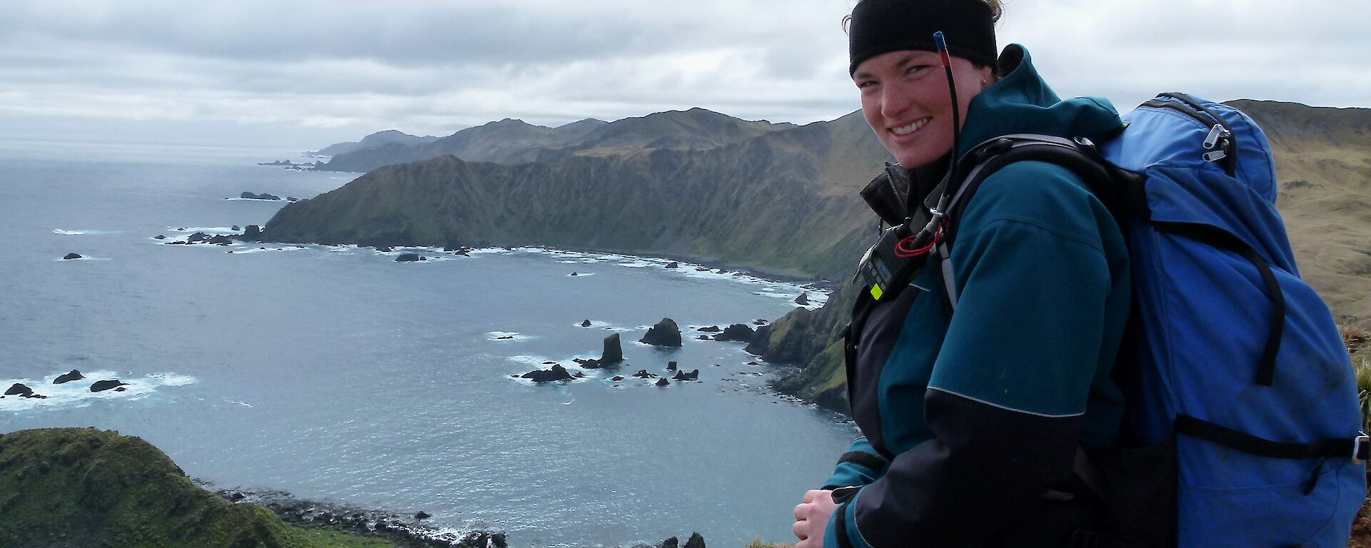 Kelly at Petrel Peak