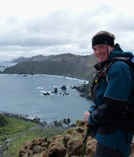 Kelly at Petrel Peak