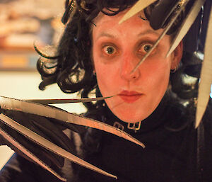 Dana as Edward Scissorhands