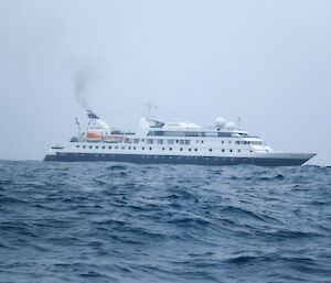 The Orion tourist ship comes to Macca