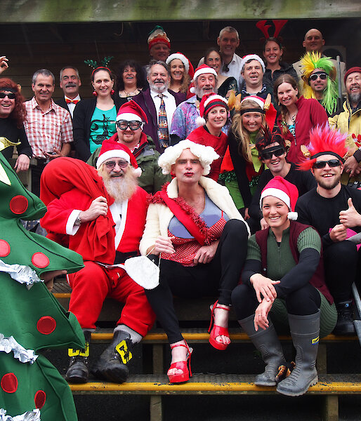 The Macca team on Christmas Day