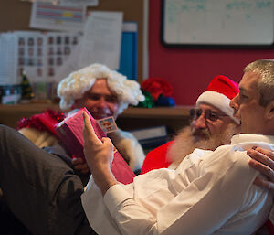 Pete on Santas knee