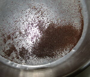 Close up of seeds in a dish
