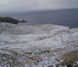 Snow scene on the plateau