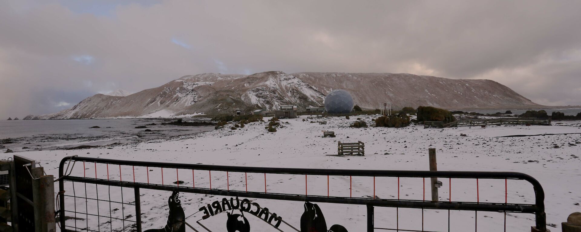 view of snow covered plateau