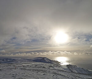 Macca snowscape on the plateau