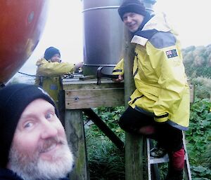 Paul’s selfie at Green Gorge hut