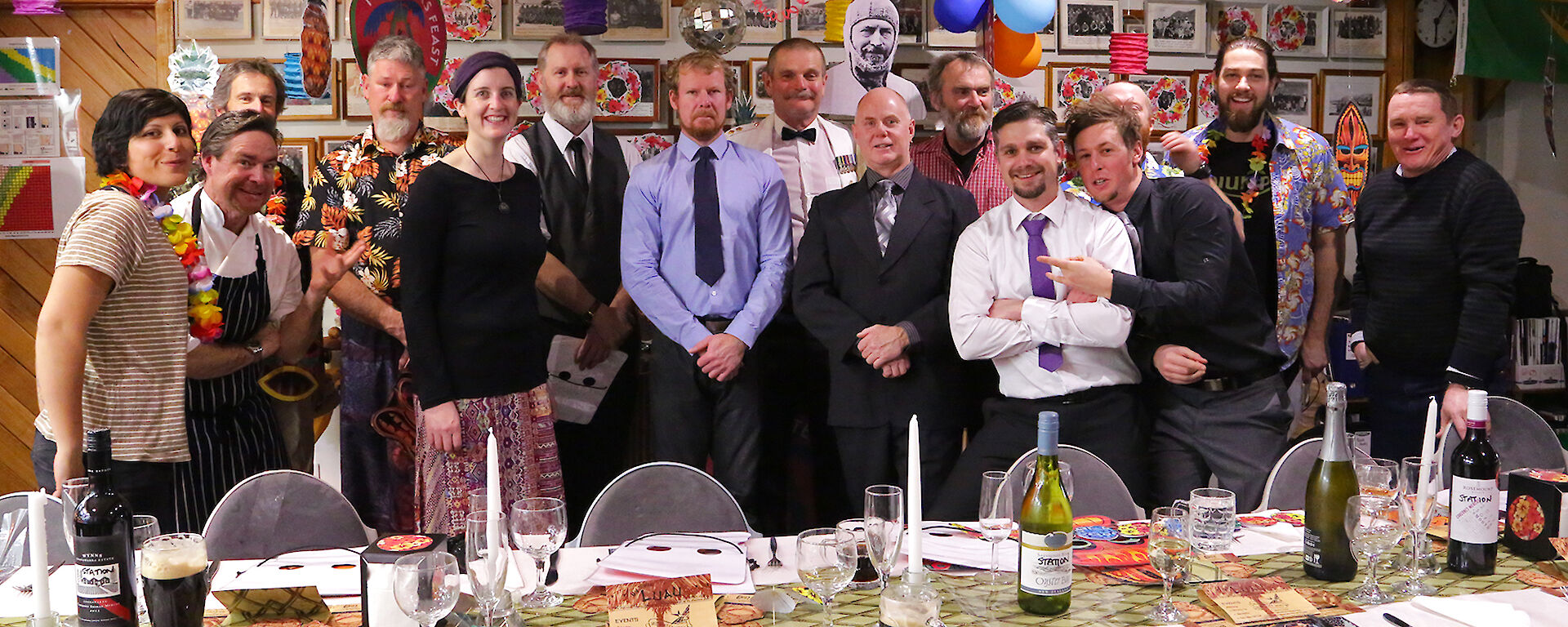 Our midwinter dinner group photo