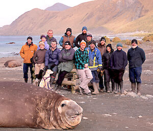 Macca wintering station crew