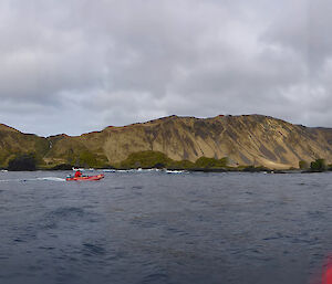 Boating trip panorama