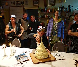 Benny’s mountain climbing cake