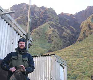 Tasmania Parks and Wildlife Service ranger at Hurd Point hut