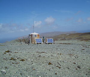 VHF radio repeater station on Mt Elder