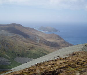 Mt Elder view to the north towards the isthmus and station