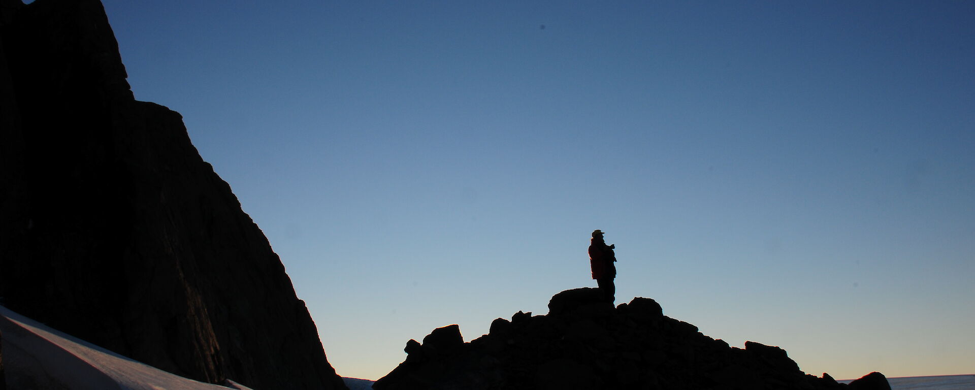 John Burgess near Rumdoodle hut