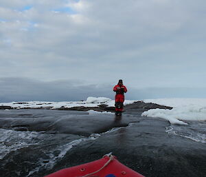 Craig Hayhow on Kellas Island