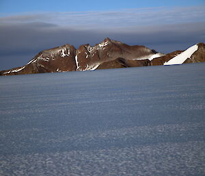 Mt Henderson bathed in afternoon light