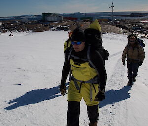 Justin Chambers leads walk