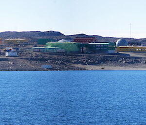 Davis station panorama taken from off shore