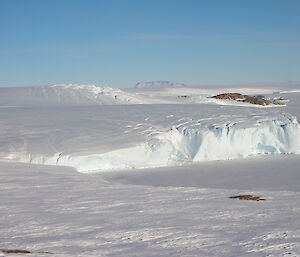 Crevasses near Mawson station