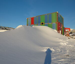 Blizz behind Rozella building