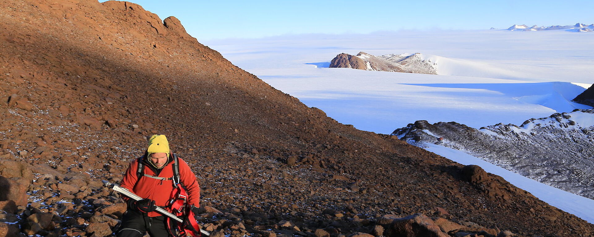 Keldyn Francis on Mt henderson