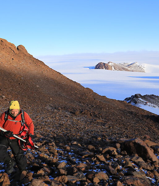 Keldyn Francis on Mt henderson