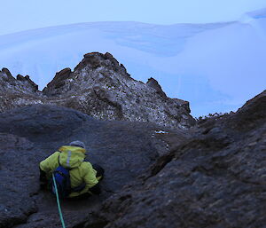 Craig Hayhow on Mt Henderson