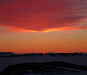 Mawson sunset