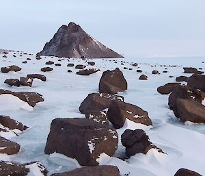 Boulder field