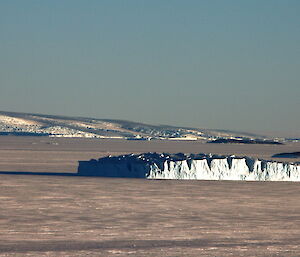 Icebergs viewed from Welch Island