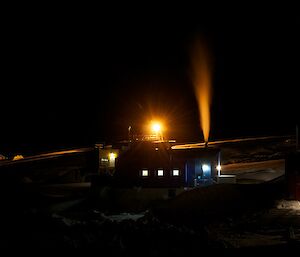 Powerhouse at night