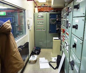 Electrical works in the emergency power house