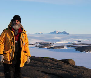 Darron also makes it to the top of the climb