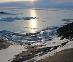 Looking west from Welch Island