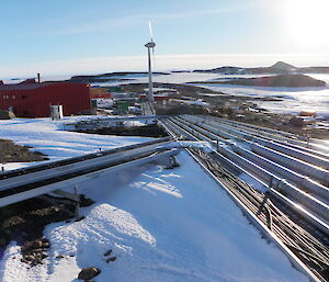 Mawson site services pipes