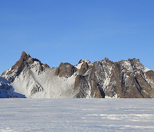 Nth Masson Range — Rumdoodle the pointy peak on the left.