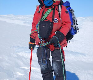 John the Field Training Officer kitted in his gear head to toe