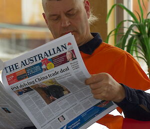 Reading The Australian