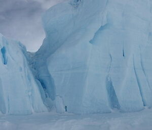 Ice cliffs