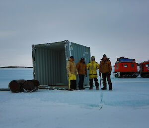 Recovery crew, proud of their work