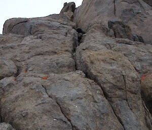 Chimney and wall