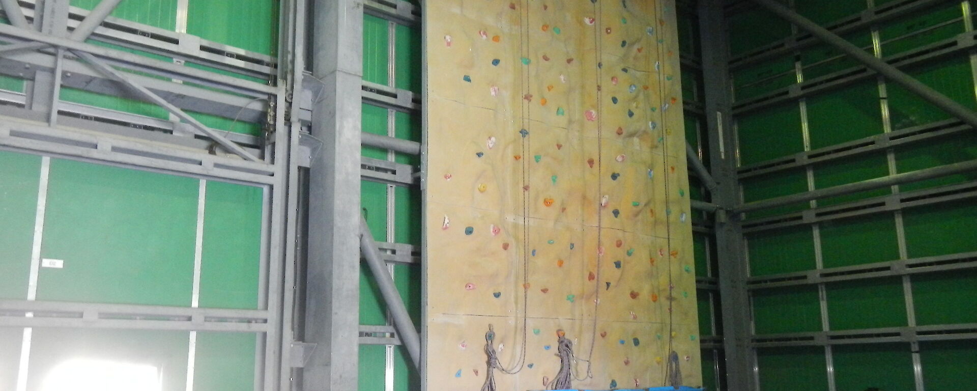 Mawson climbing wall