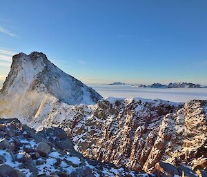 A view of Mt Parsons