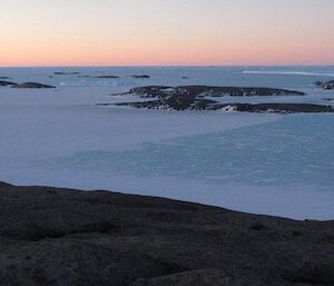 Looking east from atop Welch Island toward the Klung Islands