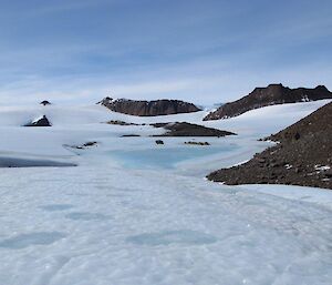 With melting ice folds and mountains the ride is well worth it