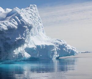 A photo of an iceberg