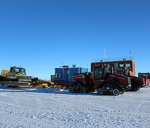 Loads awaiting transport to station